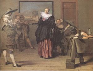 Lambert  Jacobsz The Dancing Lesson (mk05)